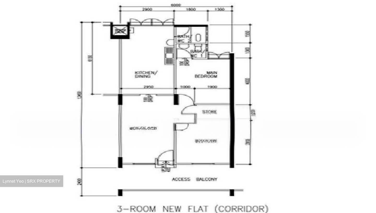Blk 539 Bedok North Street 3 (Bedok), HDB 3 Rooms #591977051